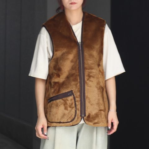 【残り一点】Warm Pile Waistcoat Zip In Liner