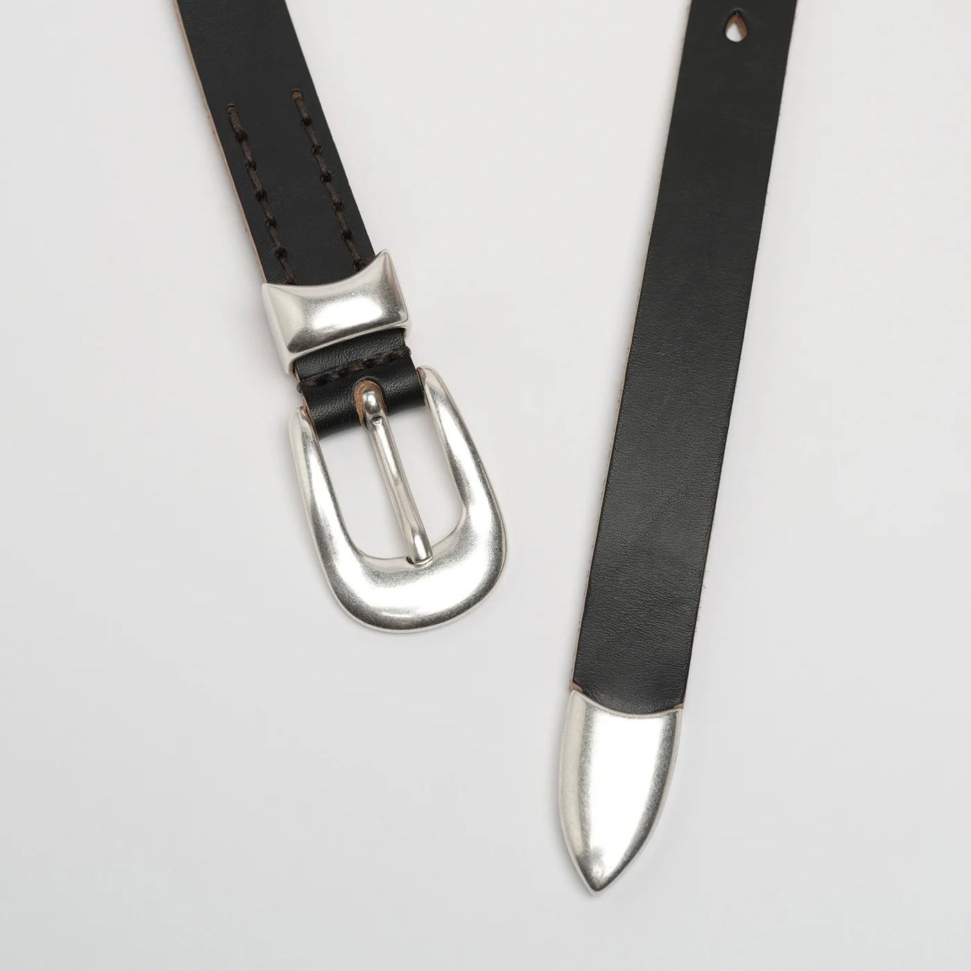 【残りわずか】2cm Braided Belt(BLACK)