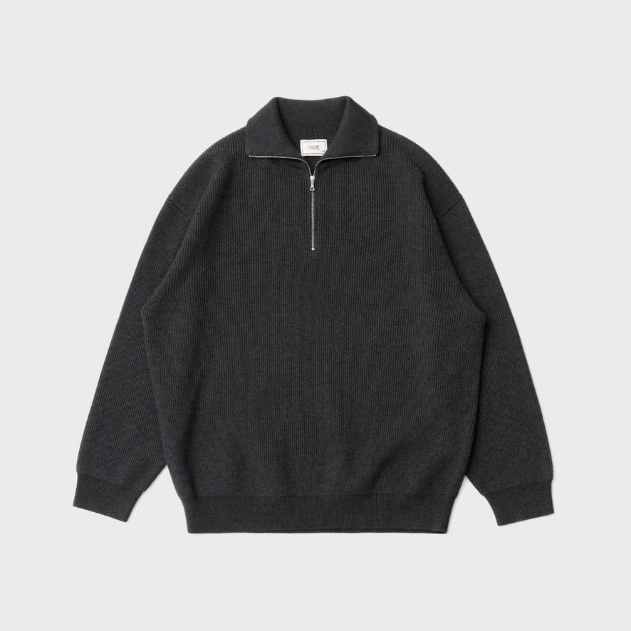 【残り一点】Volume Half Zip Up Knit