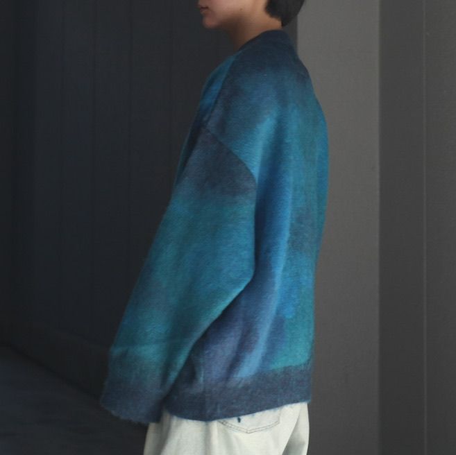 stein - 【残り一点】Oversized Gradation Mohair LS | ACRMTSM ONLINE