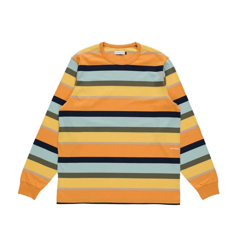 【残り一点】Striped Logo Longsleeve T-shirt