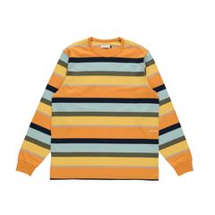 【残り一点】Striped Logo Longsleeve T-shirt