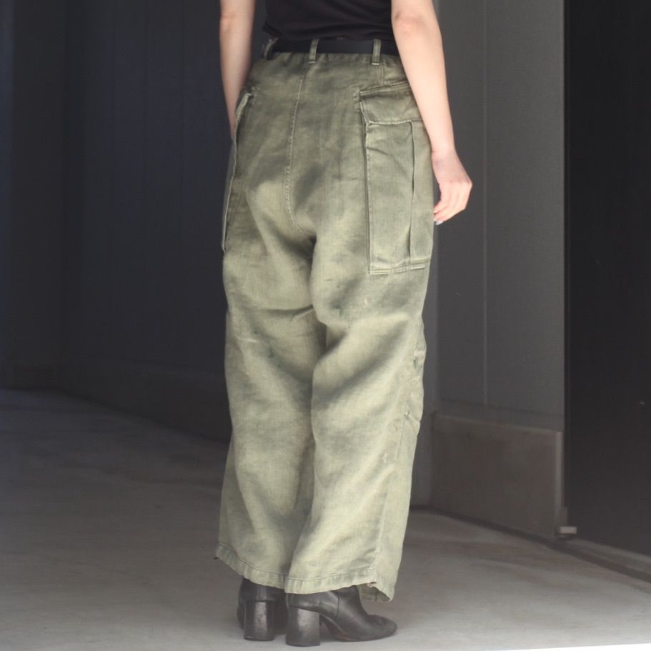 【残り一点】HBT Linen Cargo Pants