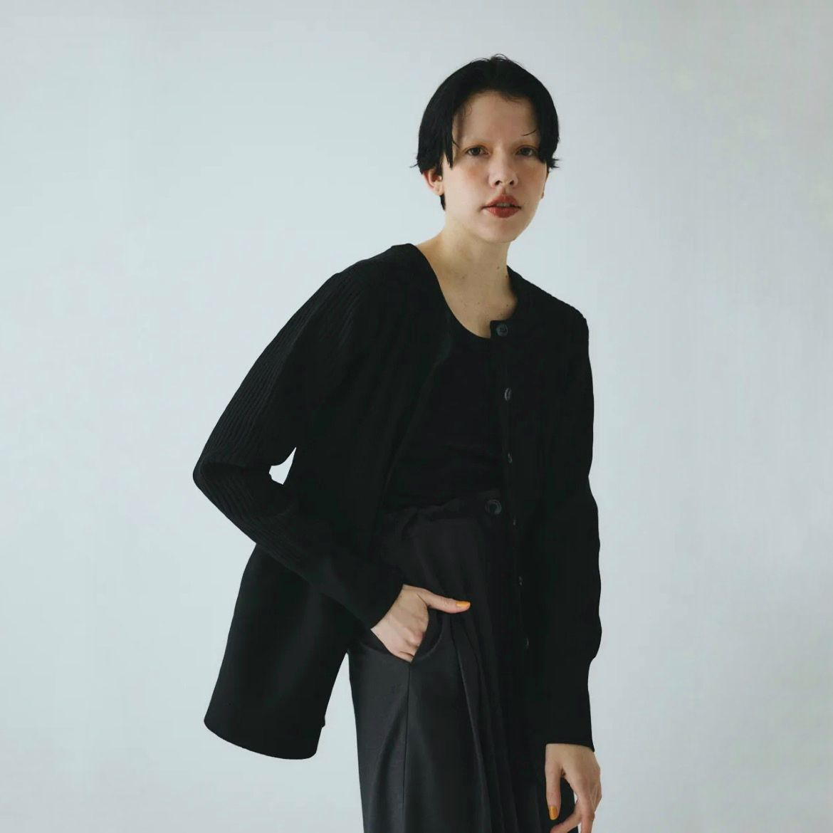 【残り一点】3way Flare Knit Tops