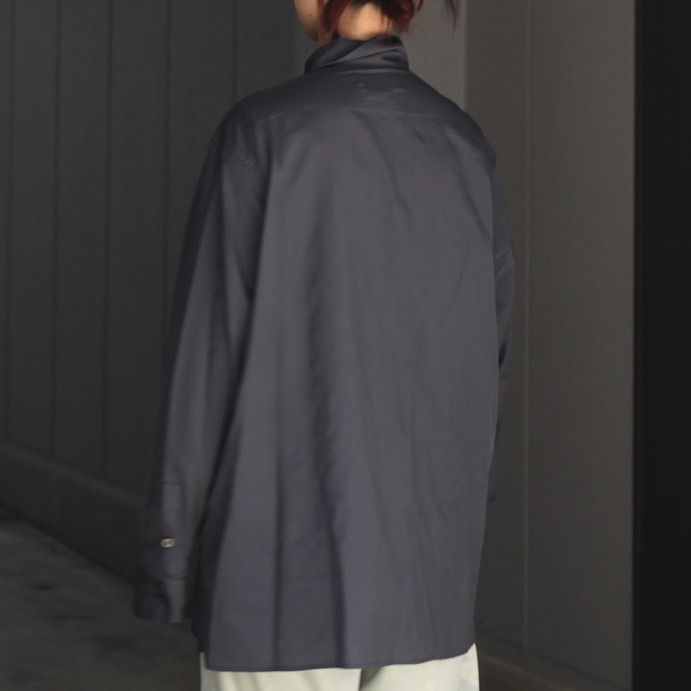 【残り一点】Silk Nylon Zip Shirt