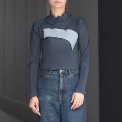 【残り一点】Todo Tiny Wave Top Long Sleeve High Neck
