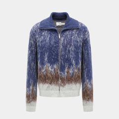 【残り一点】Blue-to-Brown Gradient Cardigan