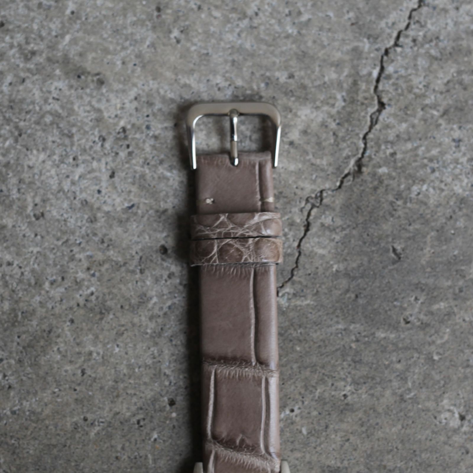 【残り一点】Coussin 12 Croco(MEN/SILVER×GRAY)