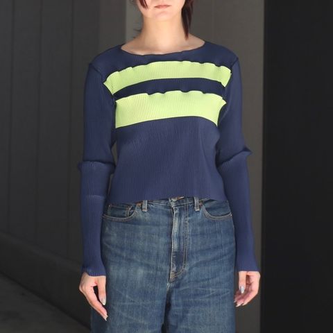 【残り一点】Tiny Border Top