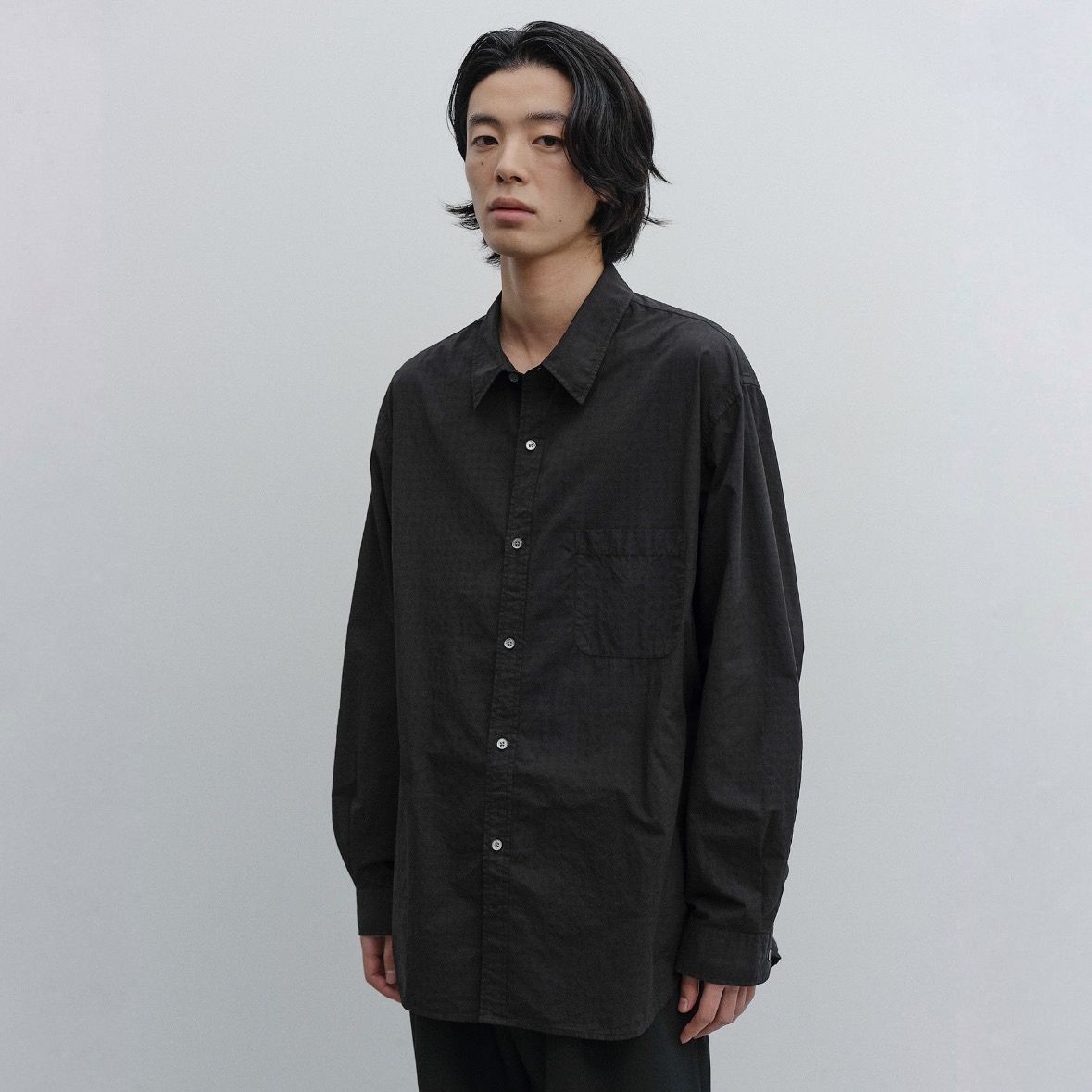 【残り一点】Bold Garment Gingham Check Shirt
