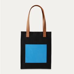 【残り一点】Leather Pocket Canvas Mini Tote