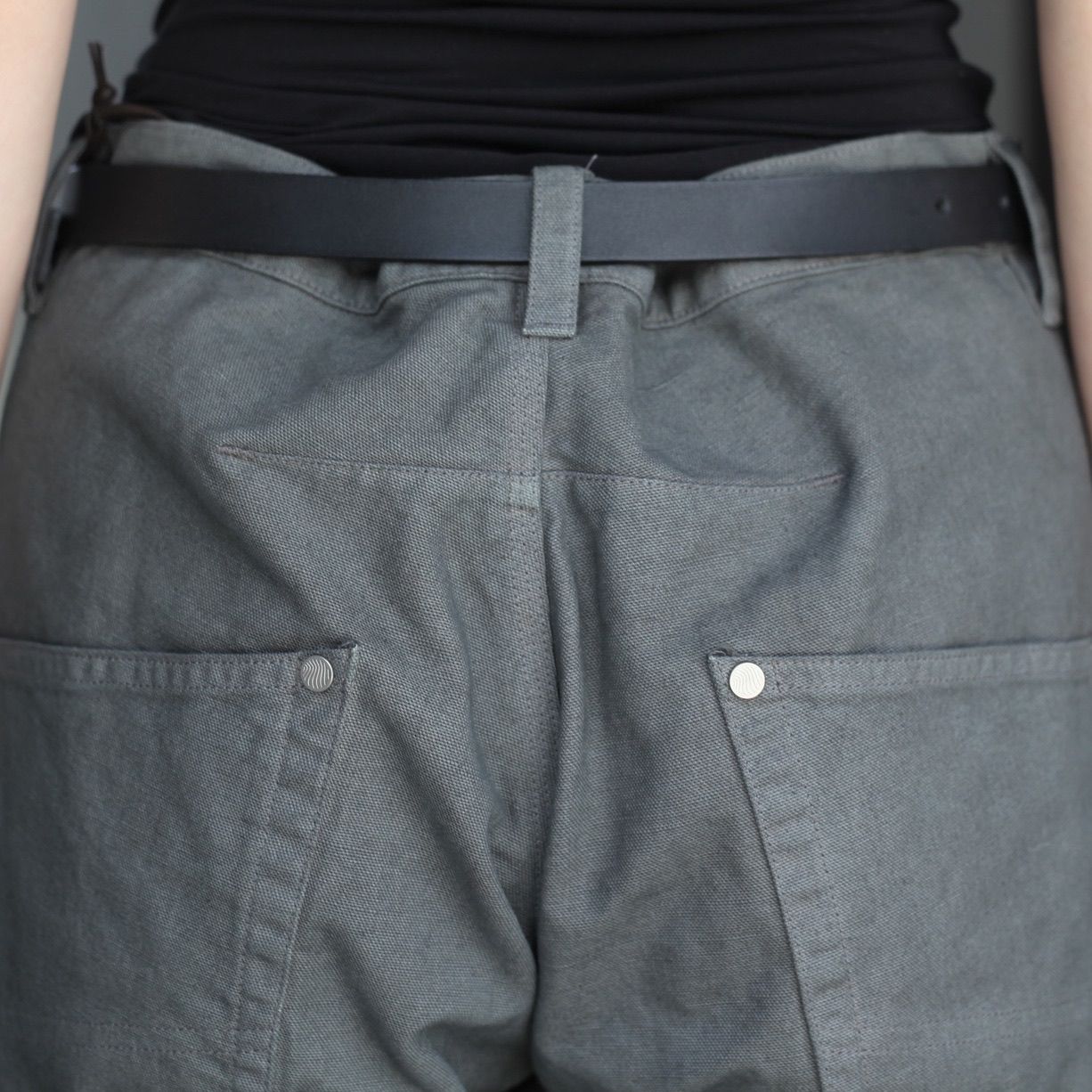【残り一点】Curved Leg Double Knee Work Pants