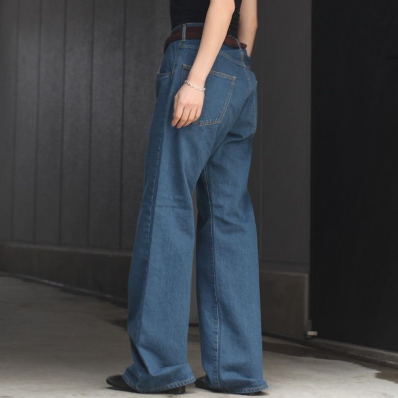 SOSHIOTSUKI   FRONT LOWRIZED FLARE DENIM