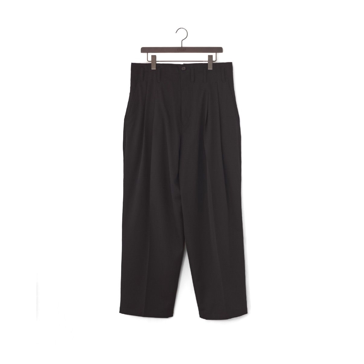 【残り一点】Wool Gabardine Wide Straight Trousers