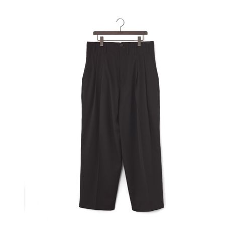 【残り一点】Wool Gabardine Wide Straight Trousers