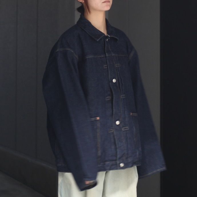 【残り一点】Pleats Jacket(ONE WASH)