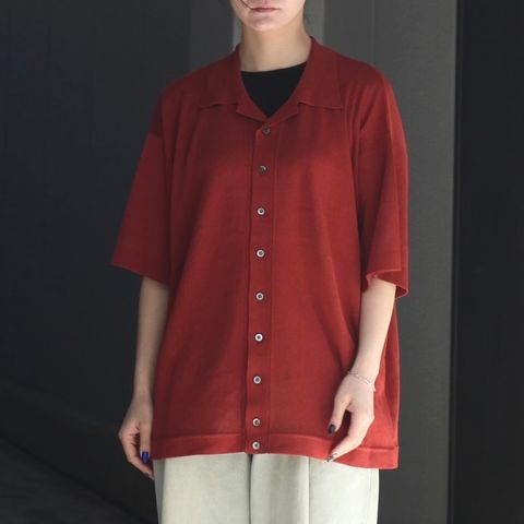 【残り一点】Washi Open Collar S/S Shirt