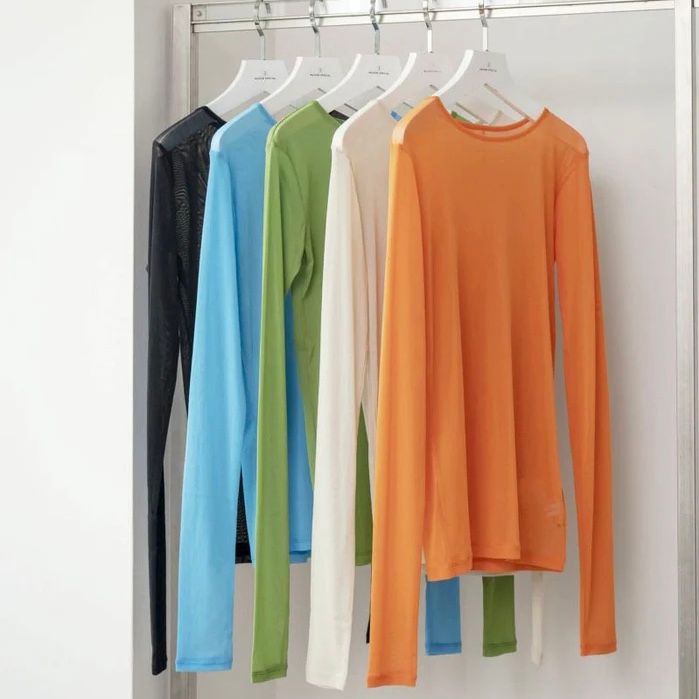 【再販売通知受付可能】Premium Power Mesh Crew Top