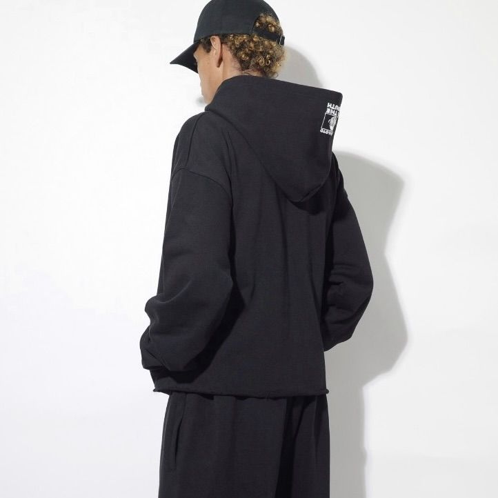 【残り一点】Cut Off Wide Zip Sweat Hoodie