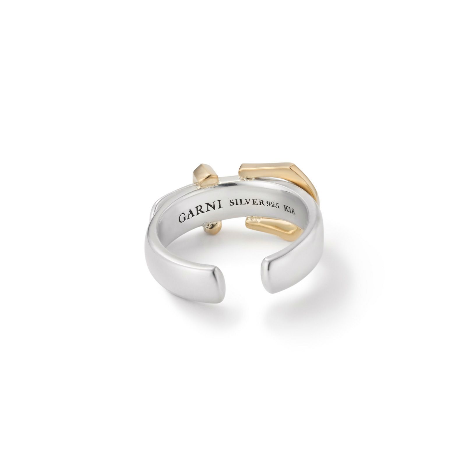 【お取り寄せ注文可能】Buckle Ear Cuff(SILVER×GOLD)