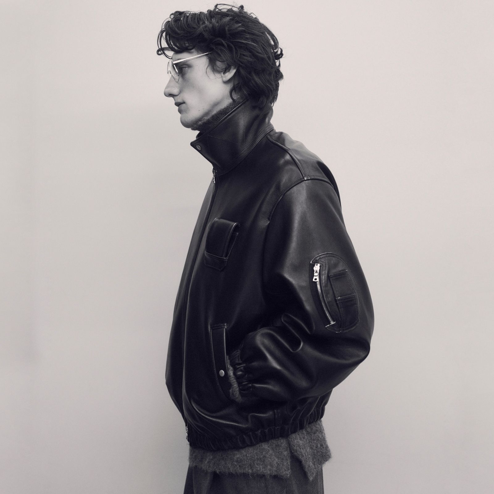 【残りわずか】Sheep Leather Flight Jacket
