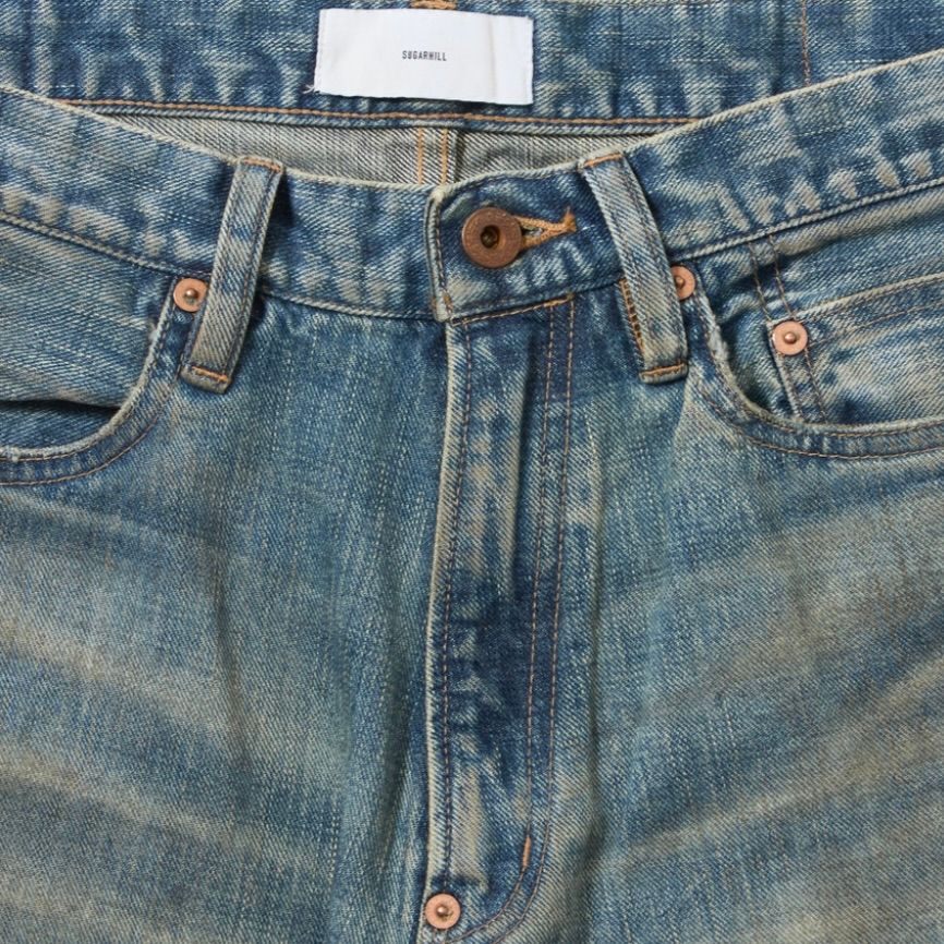 【残り一点】Destressed Modern Denim Wide Cut