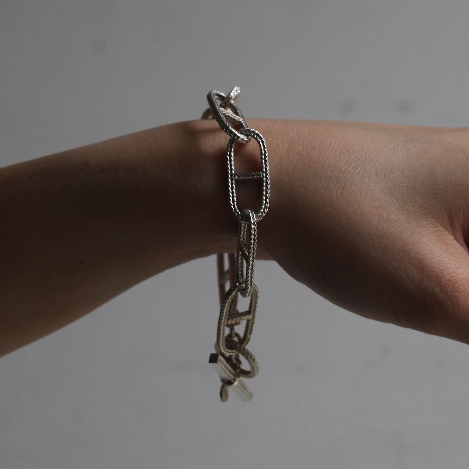 【残り一点】Rope Anchor Chain T-BAR Bracelet LARGE(11mm)