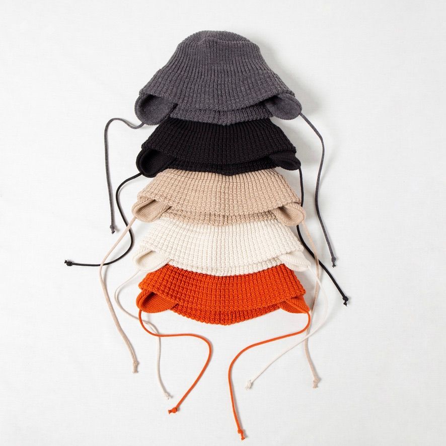 【残り一点】Ear Knit Bucket Hat