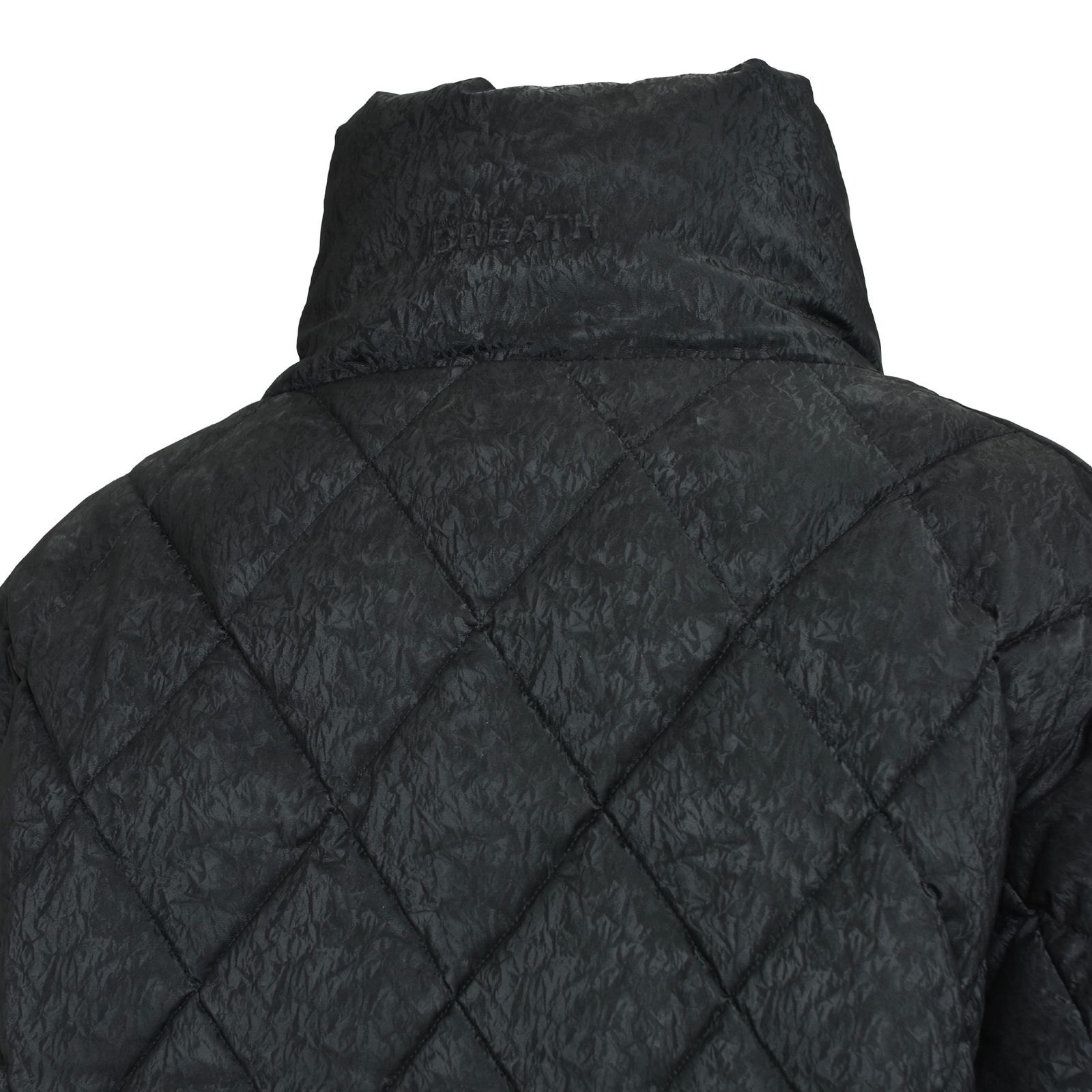 【残り一点】Faux Leather Shiny Quilting Down Jacket