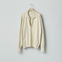 【残り一点】Organic Cotton Knit Skipper LS