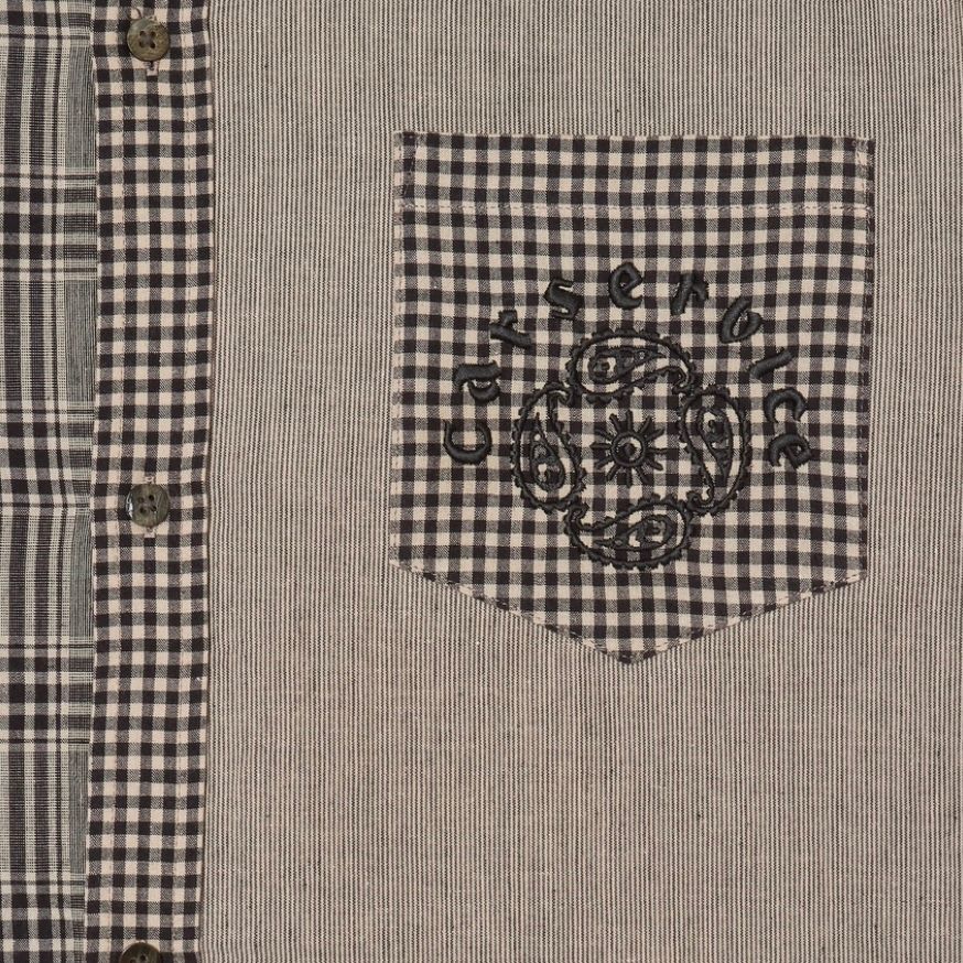 【残り一点】"CS" Linen Big Shirt Crazy Pattern