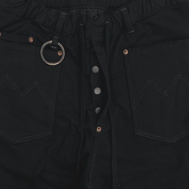 【残りわずか】Home Wide Jeans With Damaged(INLAY DENIM)