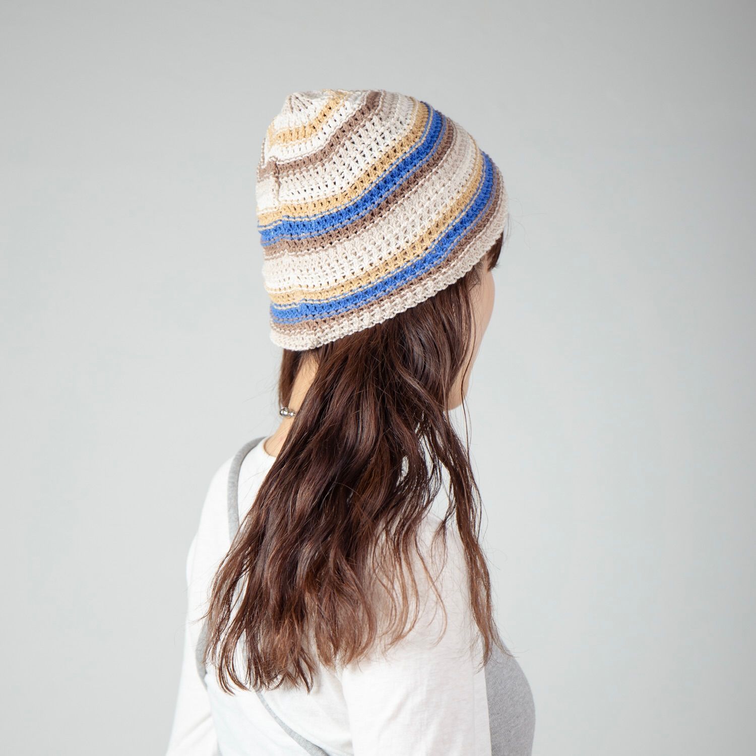 【残り一点】Multi Border Knit Hat