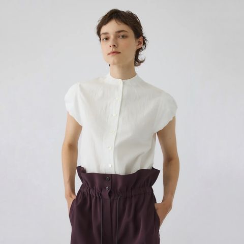 【残り一点】Bottle Neck Volume Blouse