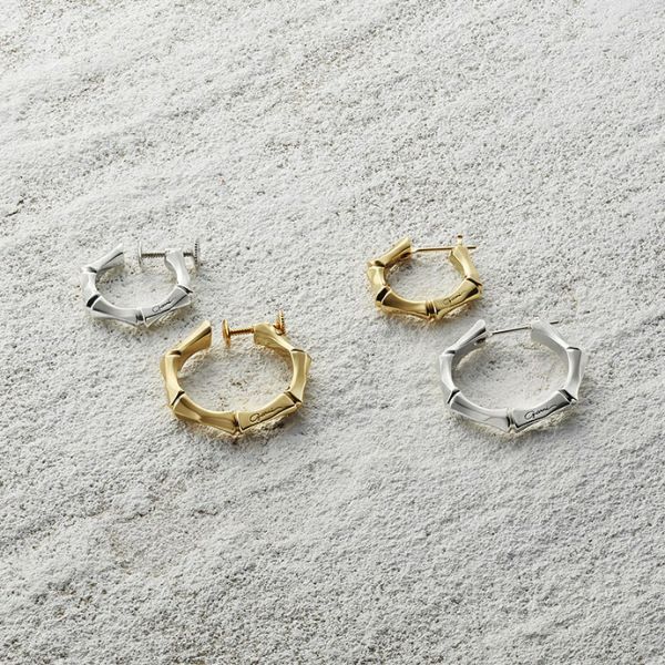 【お取り寄せ注文可能】Crockery Bamboo Earring_L(GOLD)