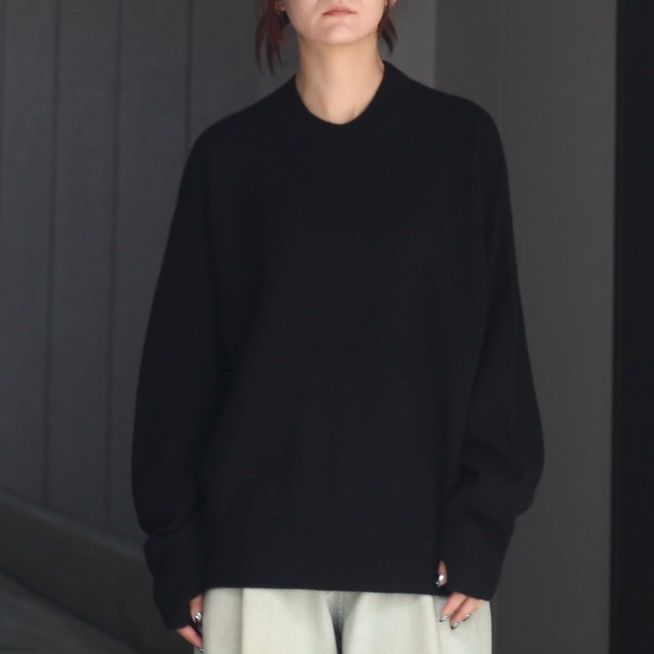 【残り一点】Cashmere Wholegarment Crewneck Sweater