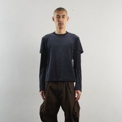 【残りわずか】Velour Double Layer Long Sleeve T-shirt