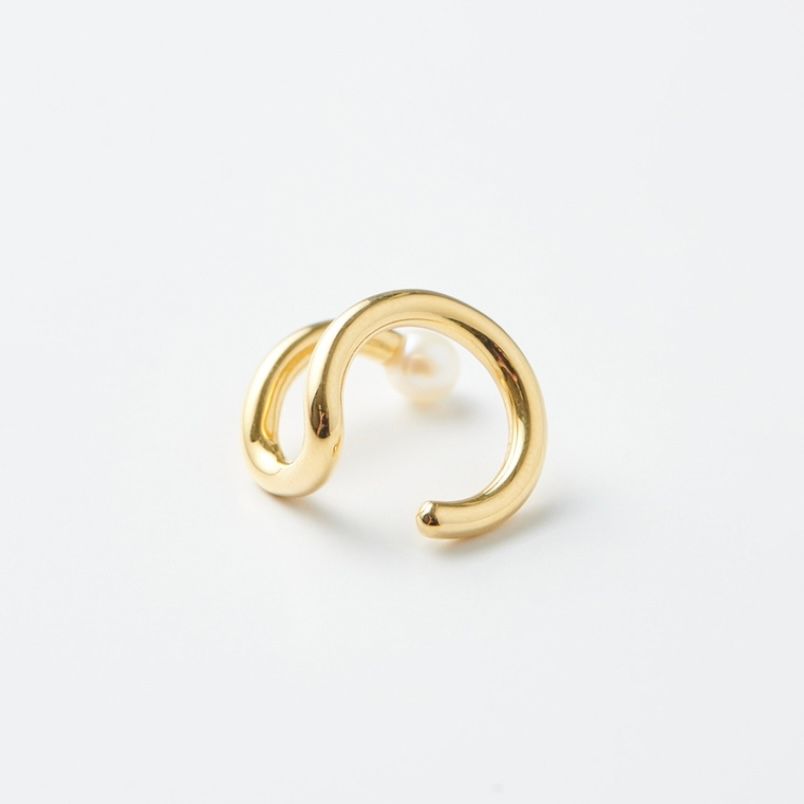 【残り一点】Separate Ways Ear Cuff 左耳用(GOLD)