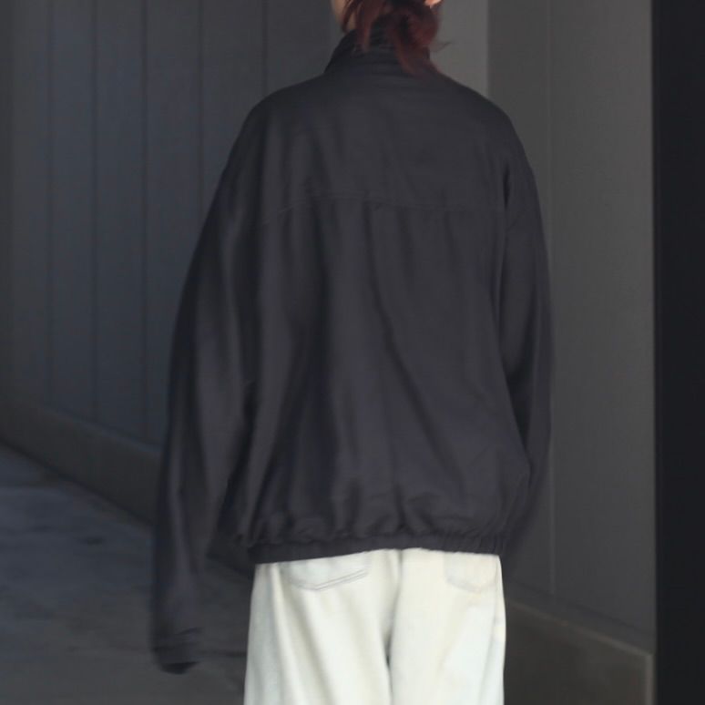 ssstein - 【残りわずか】Wool/Silk Shirred Light Zip Jacket