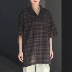 【残り一点】シアーコットンオープンカラーS/Sシャツ