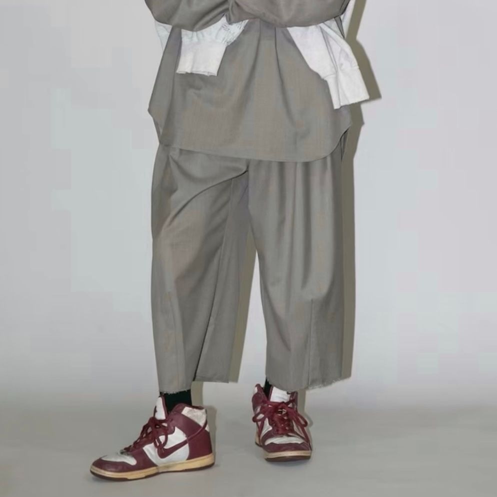 【残り一点】ウォッシャブルツイルスラックス