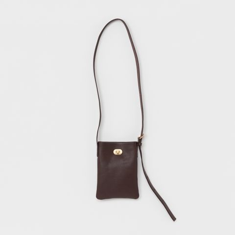 【残りわずか】Twist Buckle Bag_XS(DARK BROWN)