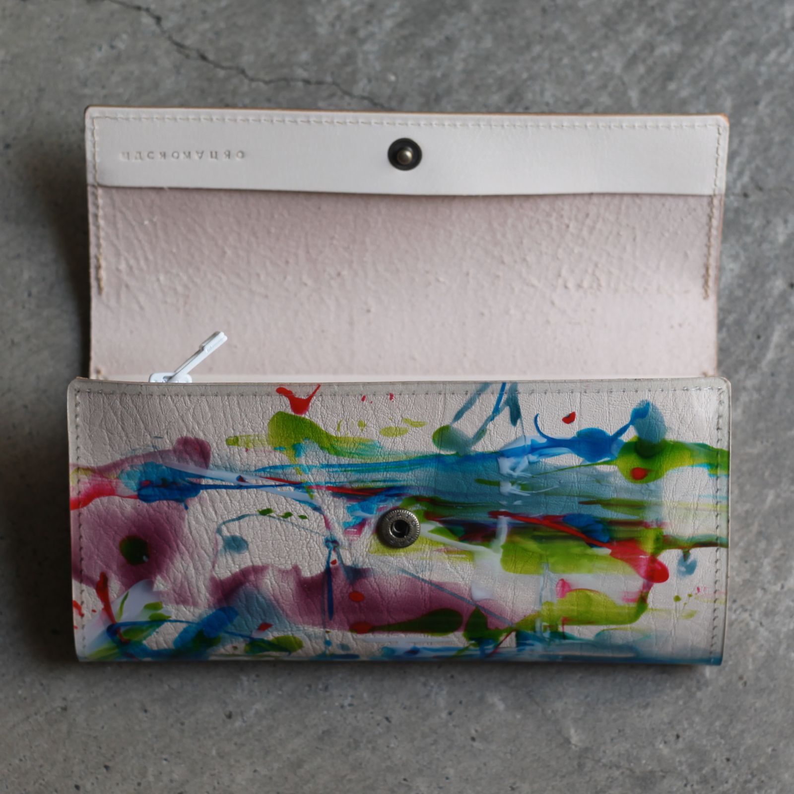 【残り一点】Paint Wallet(LONG)