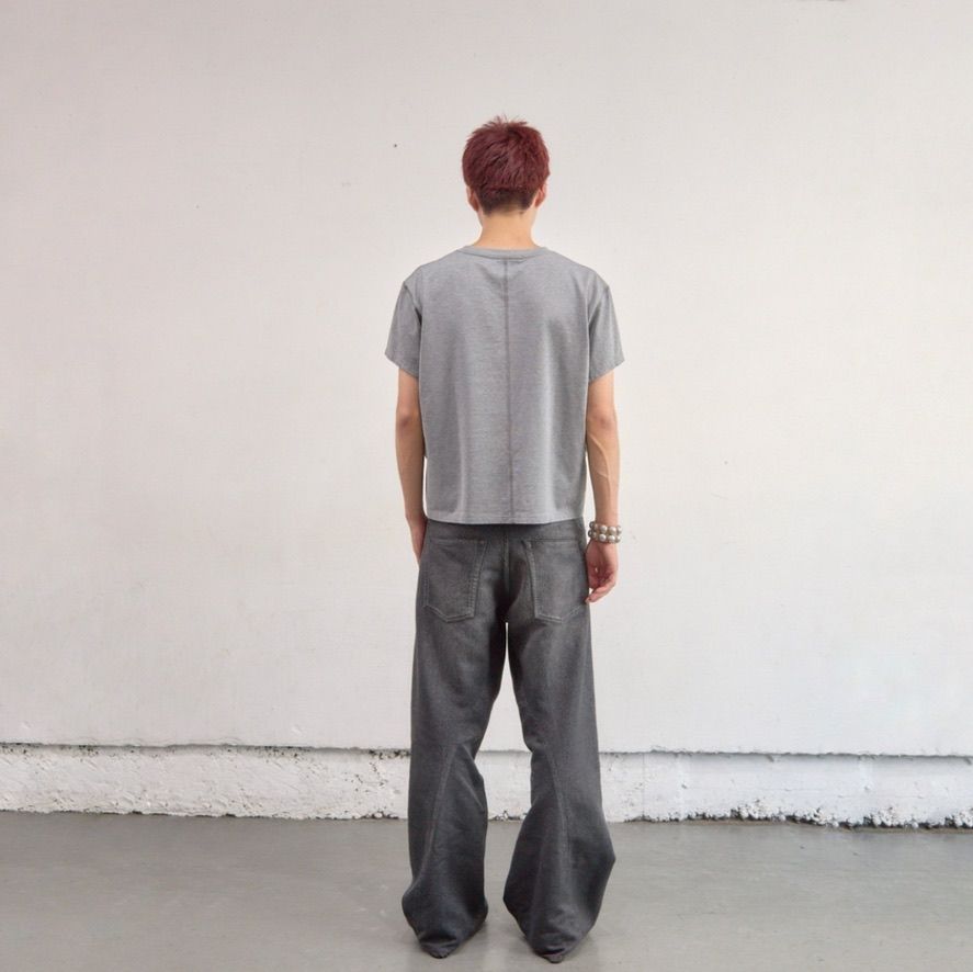 【残り一点】Glitter Twill 3D Twisted Wide Leg 5P Pants