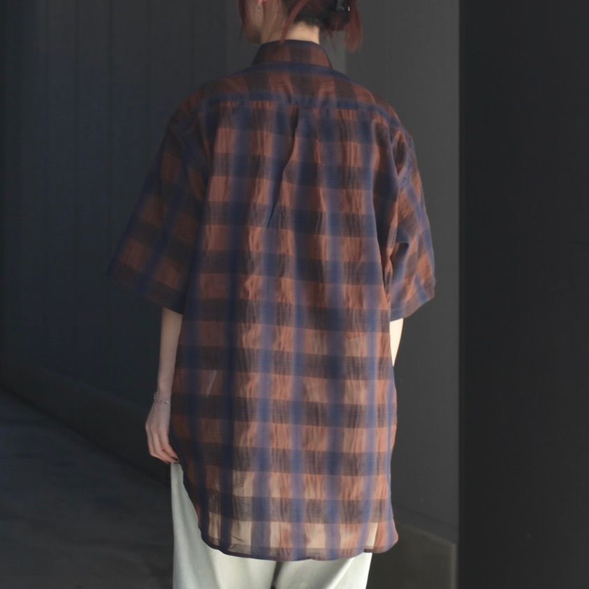 【残り一点】シズルチェックS/Sシャツ