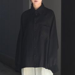 【残り一点】ウォッシャブルラグランオーバーシャツ