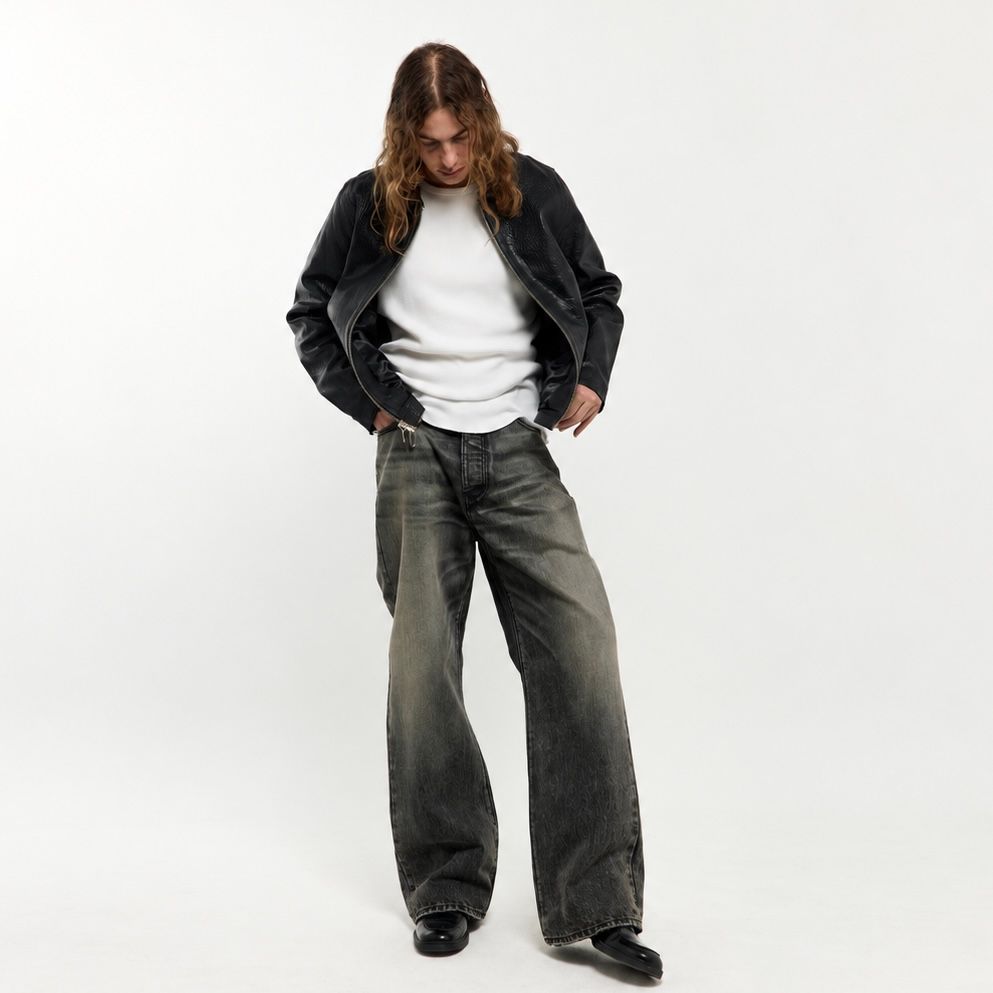 【残りわずか】Mechanic Leather Jacket
