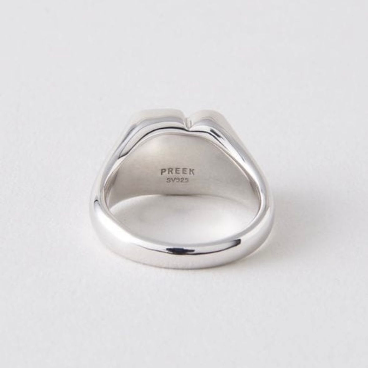 【お取り寄せ注文可能】Heart Stone Ring(GREEN×SILVER)