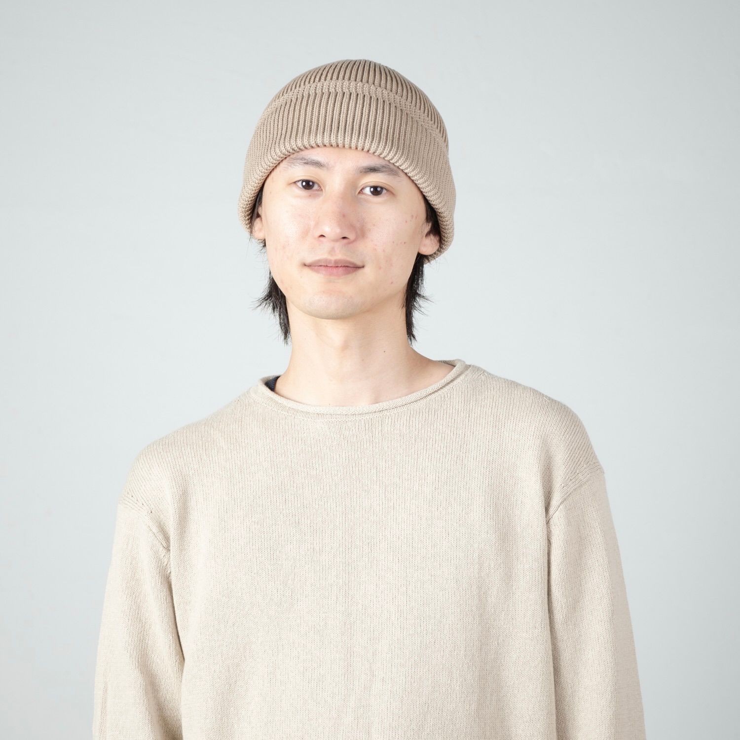 【残り一点】Cotton Acrylic Knit Beanie