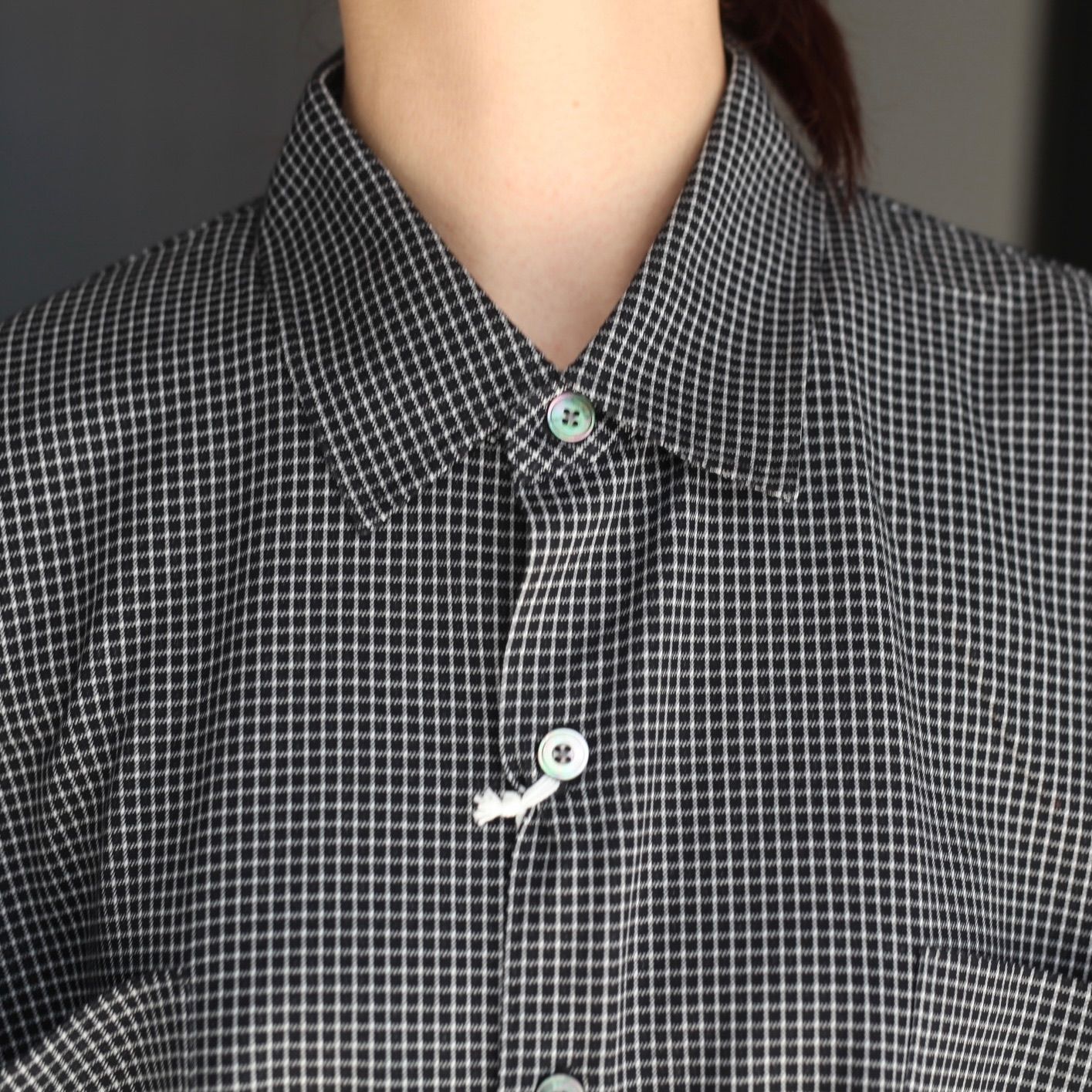 【残り一点】36G Check Balise Shirt
